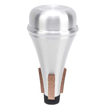 Imagem de Grcfumo Mudo reto de trompete, acessórios de instrumento musical de prática de liga de alumínio, silenciador mudo reto de trompete para iniciantes de trompete