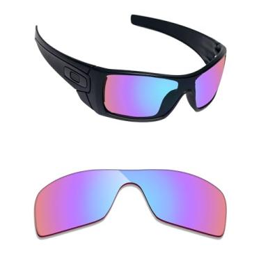 Imagem de Alphax Lentes de reposição polarizadas espelhadas Tracer Rose para óculos de sol Oakley Radar Plate OO9495D
