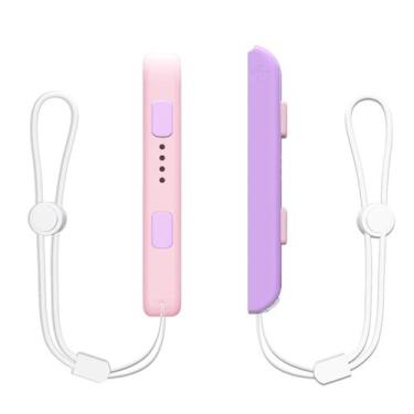 Imagem de Pulseira para Nintendo Switch Joycon Lonxmovs, pacote com 2 rosa/roxa