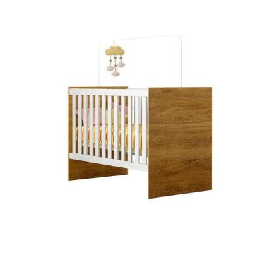 Imagem de Berço Moderno com Colchão - Lunna - MobiBaby