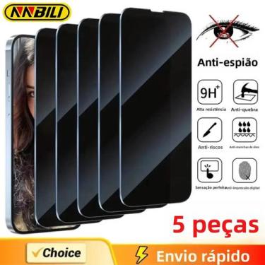 Imagem de Protetor De Tela Completo 8K Para iPhone 5 Peças Vidro Anti-espionagem