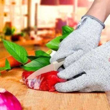 Imagem de LUVA ANTI CORTE COZINHA NÍVEL 5 PARA FATIAR CARNES, LEGUMES E PEIXES – PROTEÇÃO PROFISSIONAL