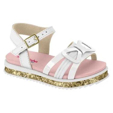 Imagem de Sandália Infantil Menina Molekinha Tiras com Laço