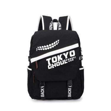 Imagem de Mochila escolar infantil Tokyo Ghouls 34x12x43cm Algodão-Poliéster