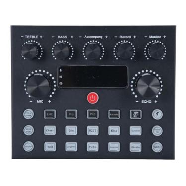 Imagem de ZJchao Mixer de Placa de Som Profissional Ao Com 16 Efeitos Sonoros, Trocador de Voz Com Redução de Ruído para Podcasting, Jogos, Streaming, Metal Construído