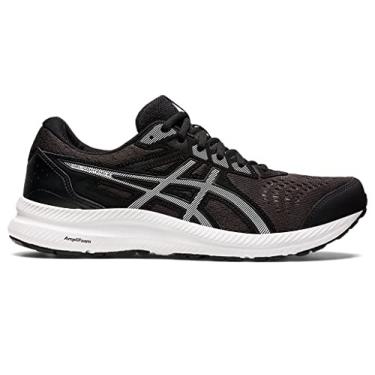 Imagem de ASICS T nis de corrida masculino Gel-Contend 8, Preto/branco, 8 X-Wide
