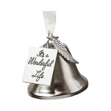 Imagem de Sino De Vento Com Asas De Anjo De Natal, Pingente De Metal Para Decora