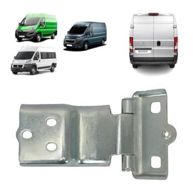 Imagem de DOBRADIÇA INFERIOR DA PORTA TRASEIRA DUCATO BOXER JUMPER 2018 A 2024 LADO ESQUERDO (180 GRAUS)