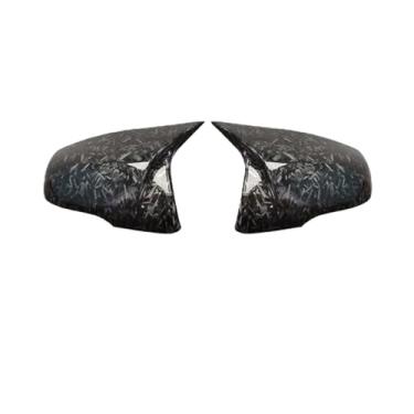 Imagem de Compatível com bmw x1 f48 x2 f39 z4 g29 2gt f45 f46 f52 f40 toyota supra 2 pçs preto brilhante asa lateral espelho retrovisor tampas(Forged grain)
