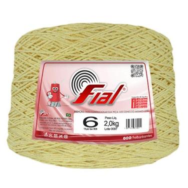 Imagem de Barbante Fial nº6 2 kg, 13 Amarelo Claro