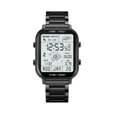 Imagem de Relógio Digital Esportivo Masculino SKMEI Com Luz De Fundo, Pedômetro,