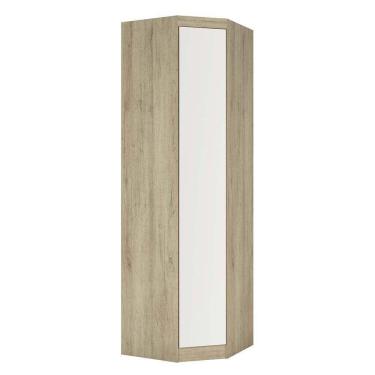 Imagem de Guarda Roupa Modulado Canto Oblíquo C/Espelho 1 Porta 3 Pt