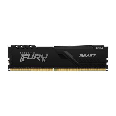 Imagem de Memória RAM Kingston Fury Beast, 16GB, 3200MHz, DDR4, CL16, Preto - KF432C16BB1/16-Unissex