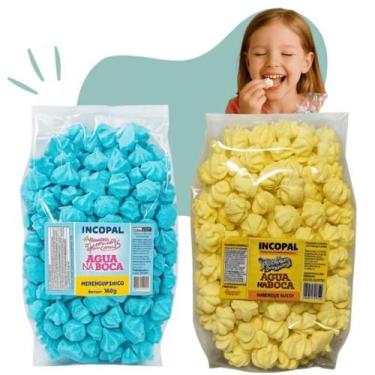 Imagem de 400Mini Suspiros Artesanais Merengue com Sabor Caseiro 2x140g - Incopa