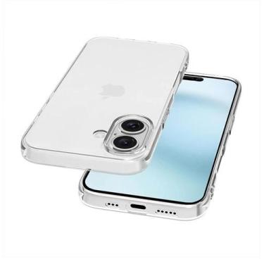 Imagem de Capa Ultra Fina Transparente De Silicone TPU Macio Para iPhone 16 pro 