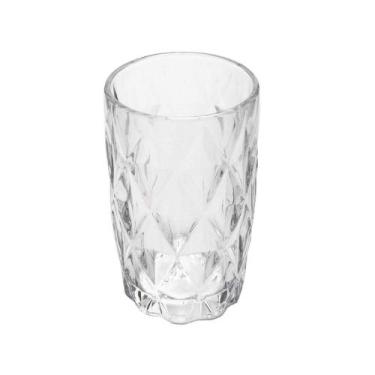 Imagem de Copo Alto em Vidro Diamond Lyor 350 ml