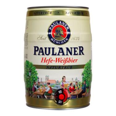Imagem de Barril de Cerveja Paulaner Hefe Weiss Naturtrub 5L