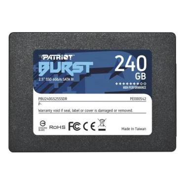 Imagem de HD SSD Patriot Burst PBU240GS25SSDR PE000542 240GB preto - Congratulat