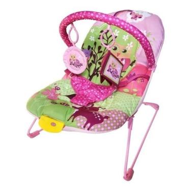Imagem de Cadeira De Descanso Musical E Vibratória Soft Ballaggio Rosa - Color B