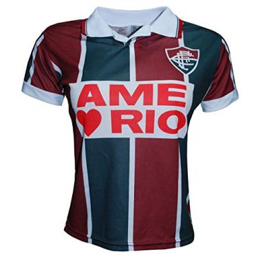Imagem de Camisa Fluminense 1995 Liga Retrô Feminina Listrada m