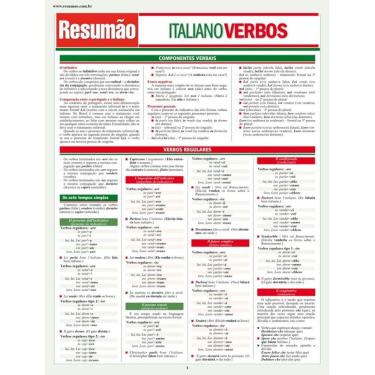 Imagem de Resumao - Italiano Verbos
