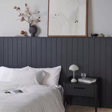 Imagem de Genérico Kit 28 Paineis Ripas Shiplap MDF 5cm Decoração Madeira Moderno Ambiente Lambri Ripinha 3d PVC