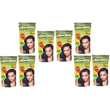 Imagem de Hene em gel amazonia 180gr pouch preto medido (preto natural) - DIVINA
