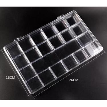 Imagem de Caixa Organizadora Porta Objetos De Acrílico Com 21 Divisórias Para Ar