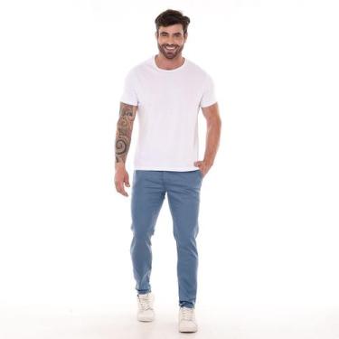 Imagem de Calça Masculina Bolso Embutido Calça Alfaiataria Masculina - Execução 