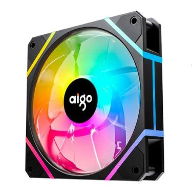 Imagem de Cooler Fan para Gabinete Aigo AM12 Pro RGB, preto