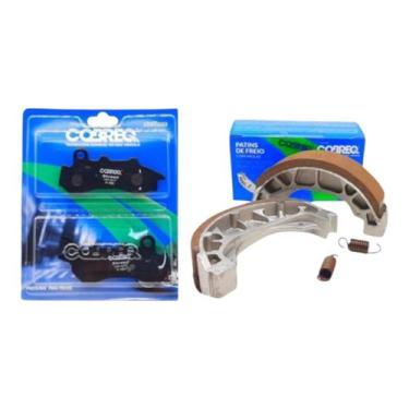 Imagem de Kit Pastilha + Lona Fan Titan 160 2018 Diante Cbs Cobreq