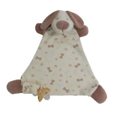 Imagem de Naninha Bebê Cheirinho Porta Chupeta com guizo e prendedor de chupeta 