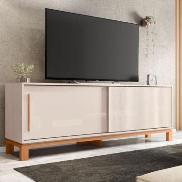 Imagem de Bancada Rack Para Até 65 Polegadas Jace Marrom Caemmun