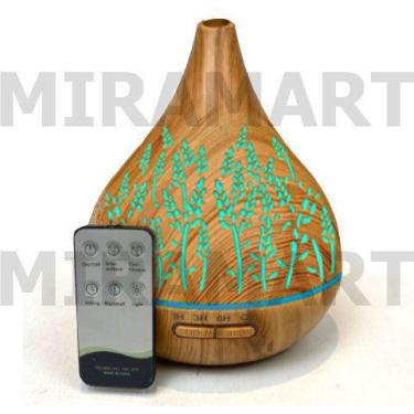 Imagem de Difusor Aromatizador Floral Gota 400ML + Controle Remoto Umidificador 