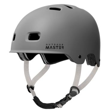Imagem de OutdoorMaster Capacete de ciclismo para skate - Beetles confortável, capacete de bicicleta para adultos, jovens - dois forros removíveis, ventilação, multiesportivo, scooter, patins, patinação
