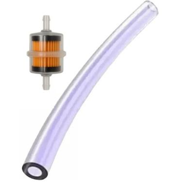Imagem de Filtro Gasolina Bike Motorizada Mobilete + 30 Cm Mangueira - MHX