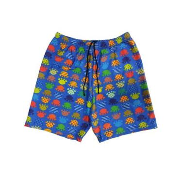 Imagem de Short infantil menino praia - Gérbya, Azul caranguejos, 14