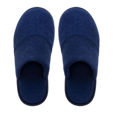 Imagem de Pantufa Masculina Antiderrapante do Tamanho 27/28 até 45/46 - Meu Céu 