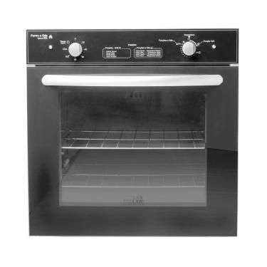 Imagem de Forno A Gás Natural De Embutir Stelar 85 Litros Spazio Preto 127V