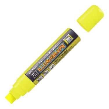 Imagem de Marcador Zig Illumigraph Big Broad Kuretake Escolha a Cor, AMARELO