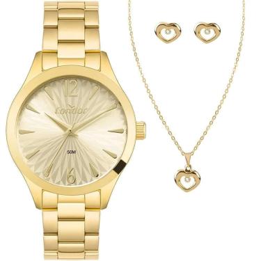 Imagem de Relógio Condor Feminino Ref: Co2035Nic/K4X Dourado +