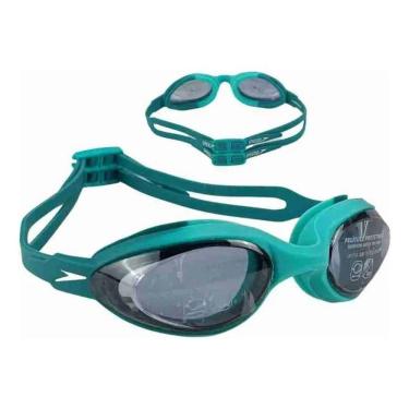Imagem de 2X Óculos Natação Speedo Hydrovision Cor Verde Humo