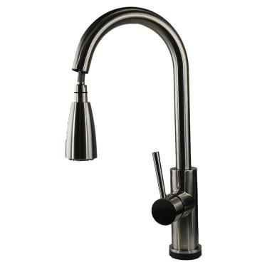Imagem de Misturador Monocomando Cozinha Bica Móvel com Ducha Raphael Chrome - 00050