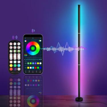 Imagem de Luminária de chão LED de canto TGHTGH Space 16M Colors 230 modos