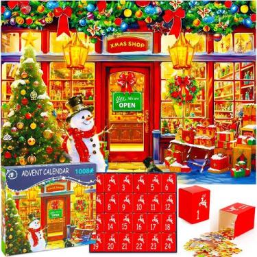 Imagem de Quebra-cabeças de Natal: Calendário do Advento 2024, 1008 peças - Marc