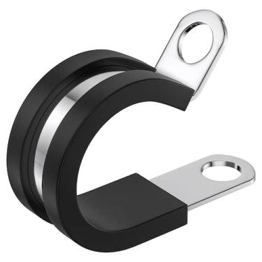 Imagem de Braçadeiras de cabo 304 de aço inoxidável 3/4 de polegada, 20 unidades