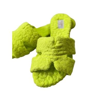 Imagem de Rasteirinha Feminina Pantufa Cotton Day Conforto e Elegância para seus Passos (Citrus, Padrão, BR, Adulto, Numérico, 38)