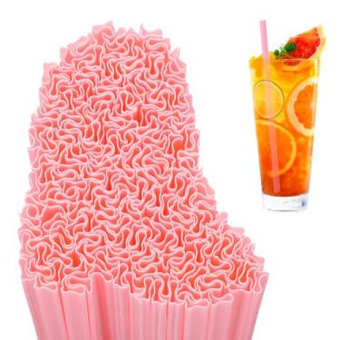 Imagem de Potchen 100 Pçs Canudos de Plástico em Forma de Bota de Cowboy para Festa de Cowboy Descartáveis para Coquetel Ocidental Decorações de Festa de Vaqueira (Rosa)