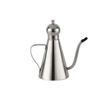 Imagem de Pote de óleo aço inoxidável 304 garrafa boca longa à prova vazamento vinagre multifuncional doméstico molho soja suprimentos cozinha grande capacidade