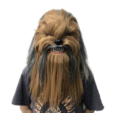 Imagem de Máscara facial Chewbacca, látex, adereço de fantasia de cosplay - yiwe